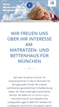 Mobile Screenshot of das-matratzen-haus.de